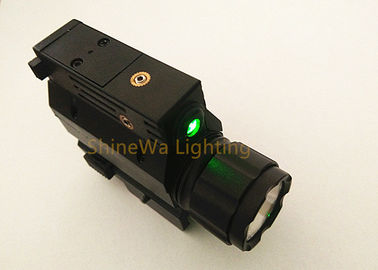 방수 권총 IP64를 위한 녹색 레이저 광경을 가진 500 루멘 전술상 플래쉬 등