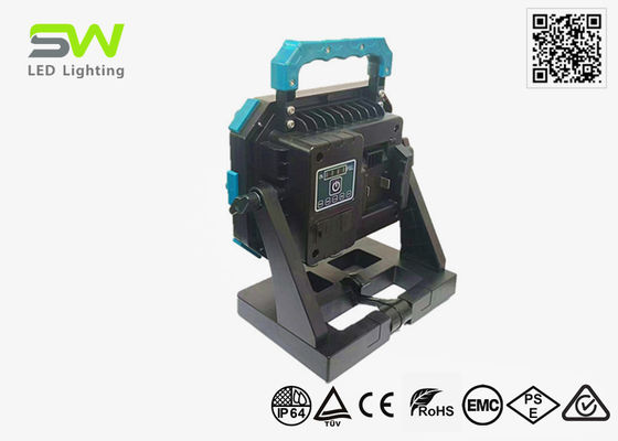 6500 루멘 충전식 18V 20V 작업등 (교체 가능한 전동 공구 배터리 포함)