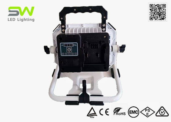 100W 10000 루멘 18V 전력 도구 배터리 전동 작업 빛 금속 스탠드와 함께