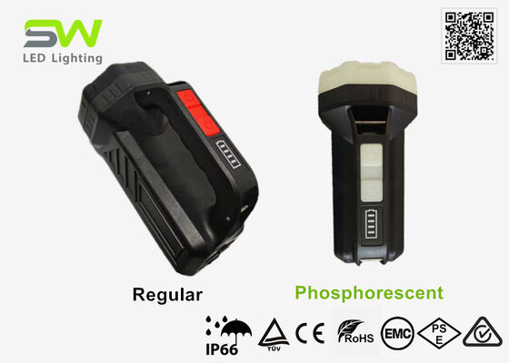 충전식 야간 - 발광 휴대용 탐조등 소방 구조 IP66 방수