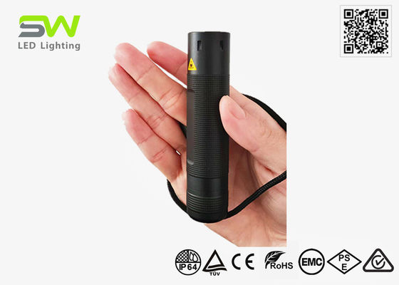 EDC 콤팩트 사이즈 검사 토치 320 루멘, AAA 배터리 3개로 작동